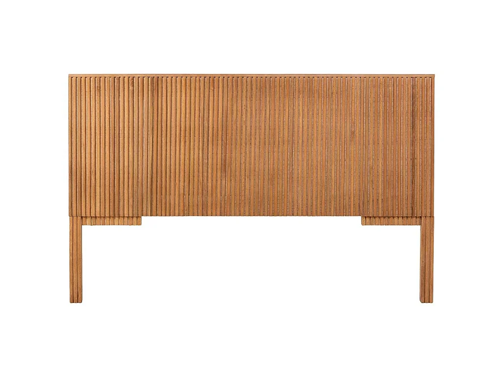 Tête de lit en bois marron 160x07x100