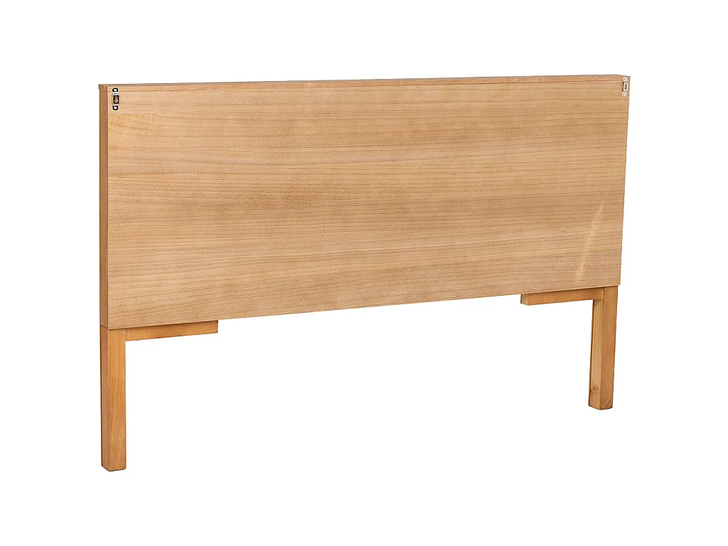 Tête de lit en bois marron 160x07x100