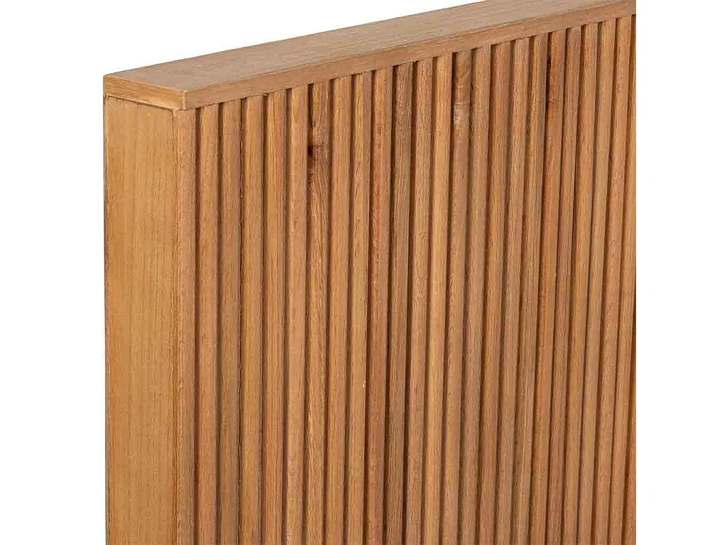 Tête de lit en bois marron 160x07x100