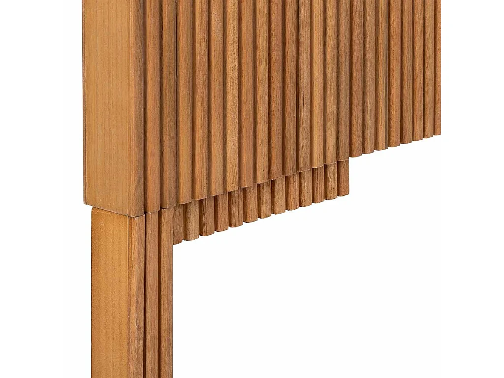 Tête de lit en bois marron 160x07x100