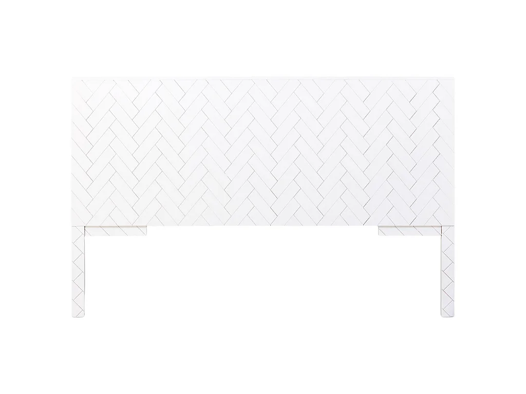 Tête de lit en bois blanc 160x07x100