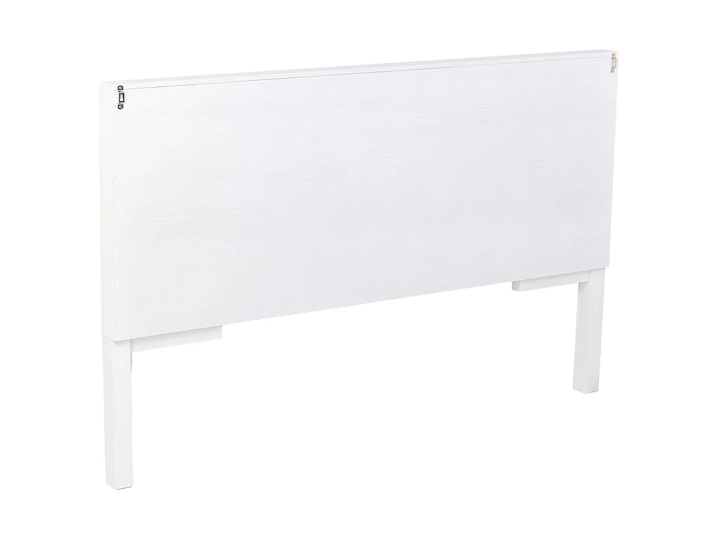 Tête de lit en bois blanc 160x07x100