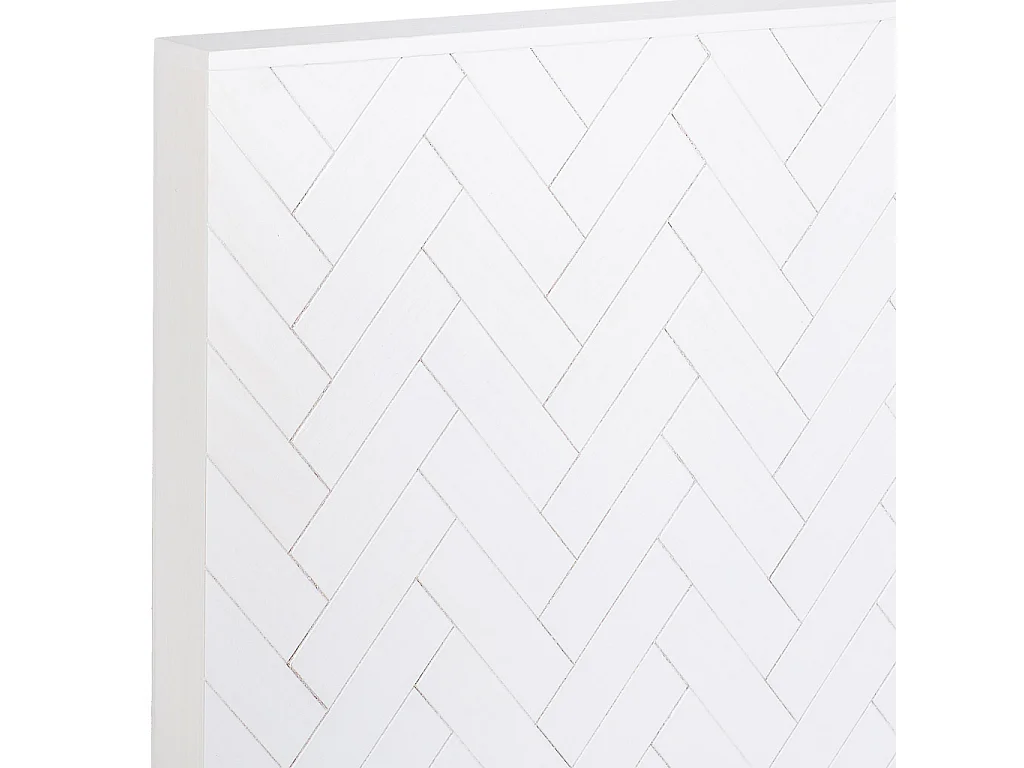 Tête de lit en bois blanc 160x07x100