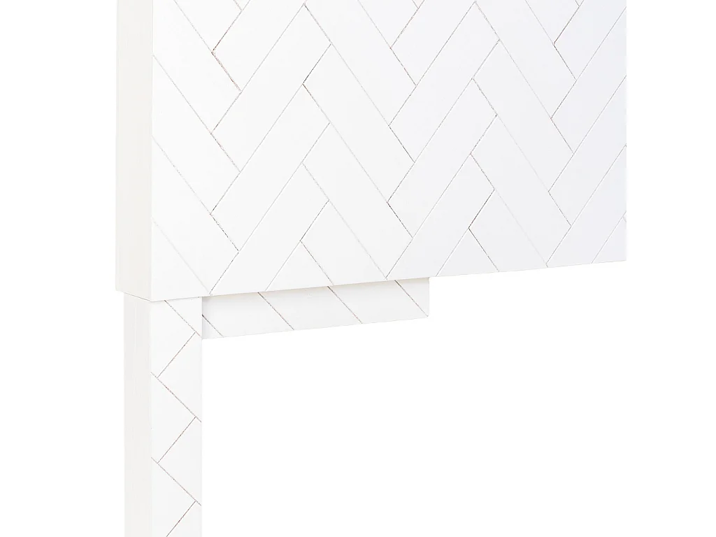Tête de lit en bois blanc 160x07x100