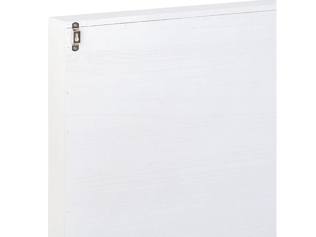 Tête de lit en bois blanc 160x07x100