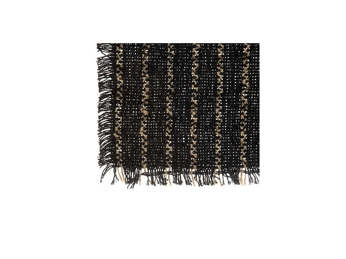 Set de Table Déco "Jute" 30x45cm Noir