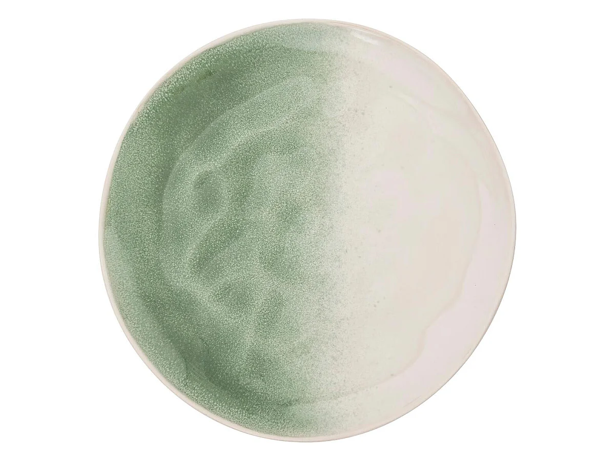Lot de 6 Assiettes à Dessert "Mala" 20cm Vert