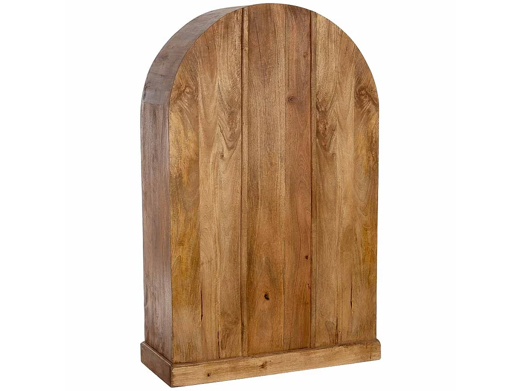 Vetrina in legno bianco fatta a mano 112x41x181h cm
