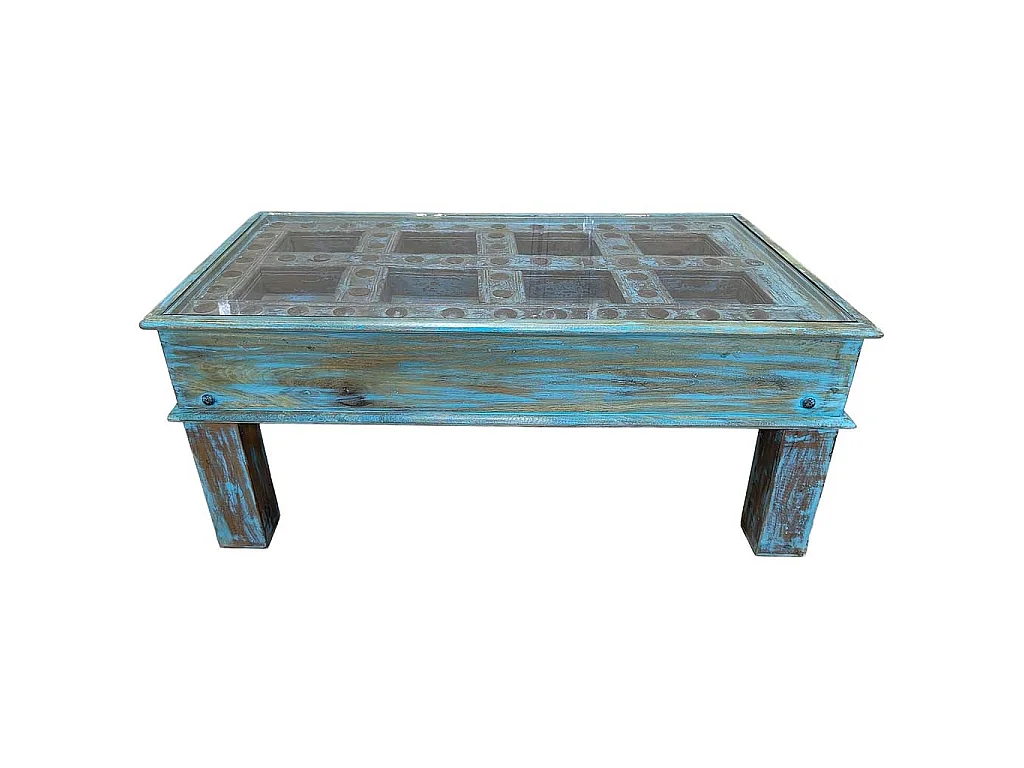 Table basse en bois faite à la main 107 x 57 x 45 cm (h)