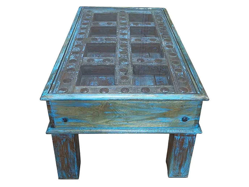Table basse en bois faite à la main 107 x 57 x 45 cm (h)