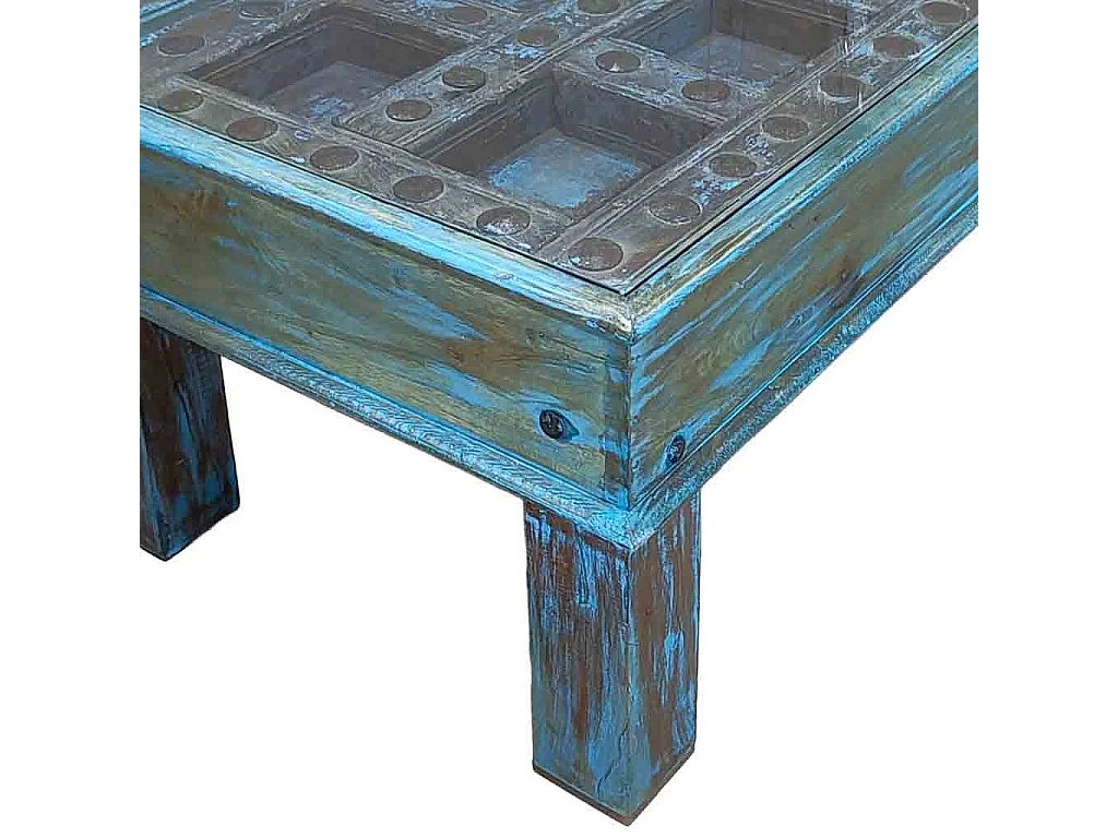 Table basse en bois faite à la main 107 x 57 x 45 cm (h)