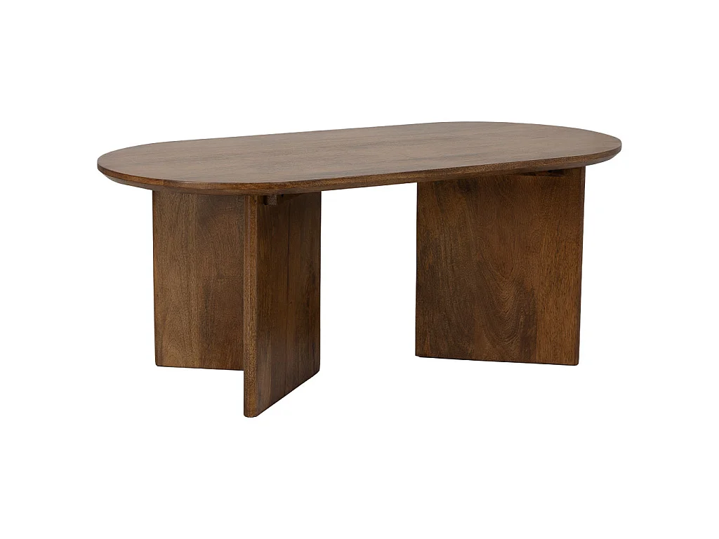 Mesa de centro natural, 109x53x43h cm