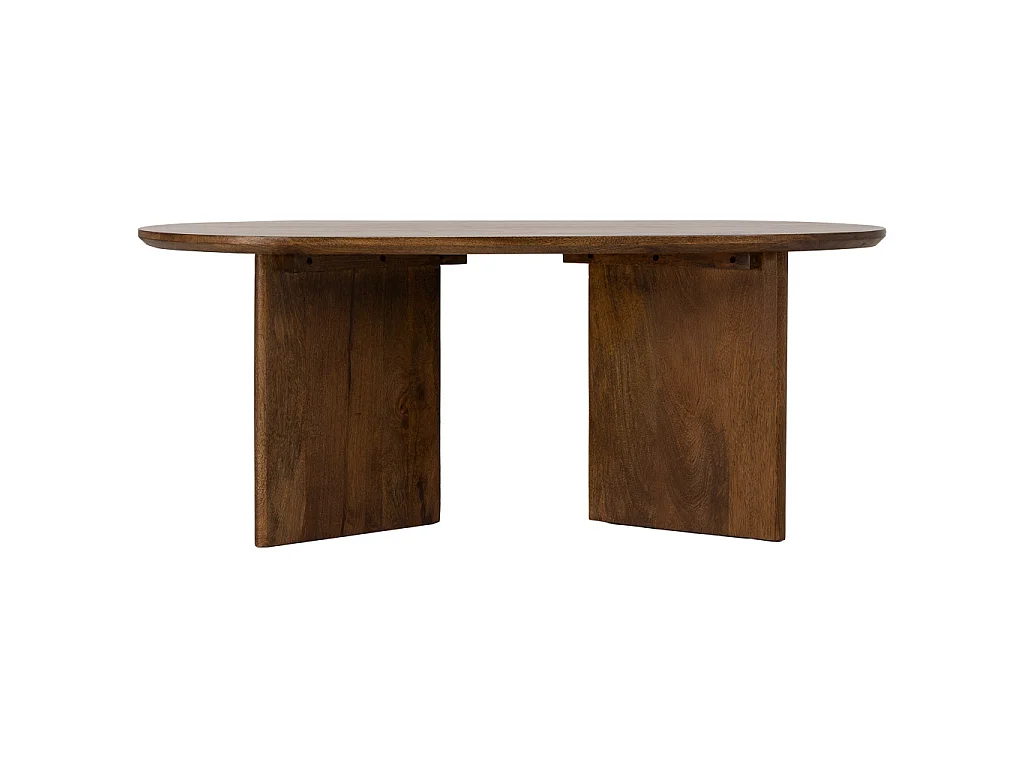 Mesa de centro natural, 109x53x43h cm