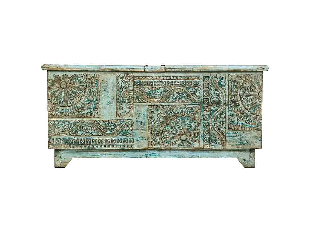 Table basse en bois Vert 100x100x47 cm (h)