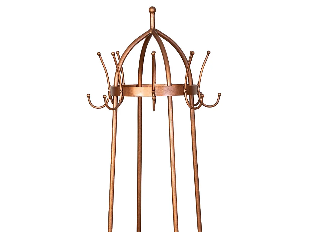 Cabide em madeira castanha e preta 50x50x186 cm (altura)