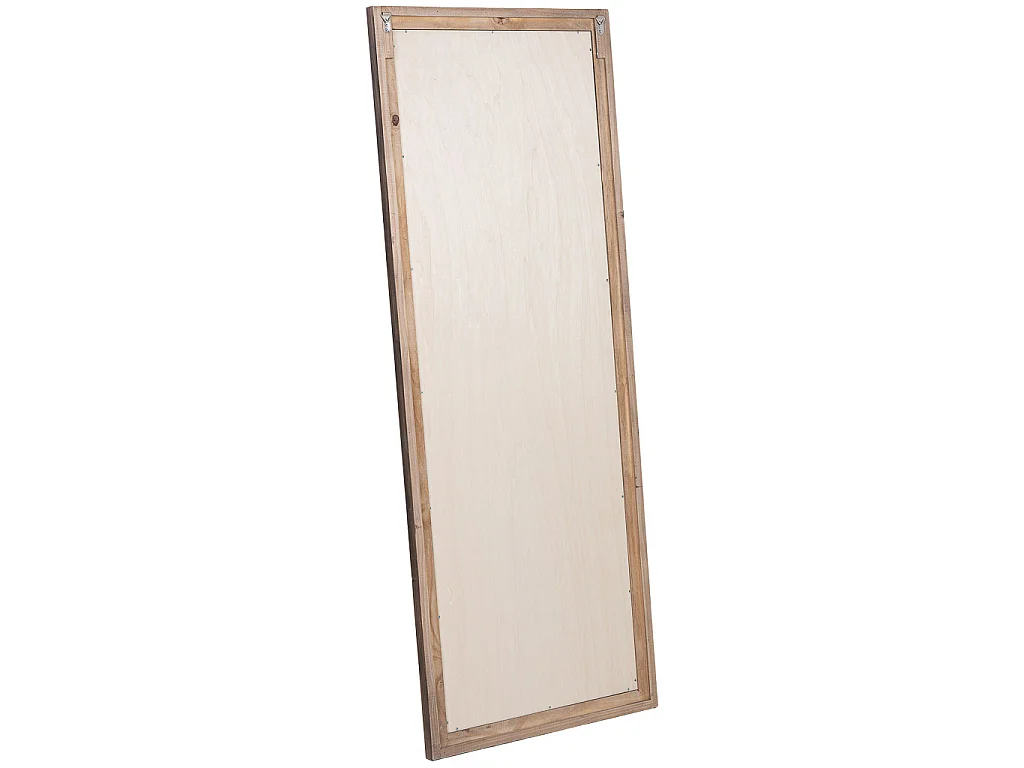 Miroir rectangulaire en bois brun 70 x 3 x 180 cm (h)