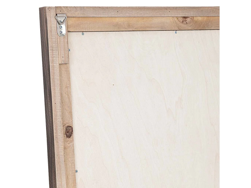 Miroir rectangulaire en bois brun 70 x 3 x 180 cm (h)