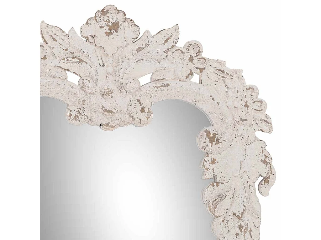 Miroir en bois blanc 66x3x154 cm