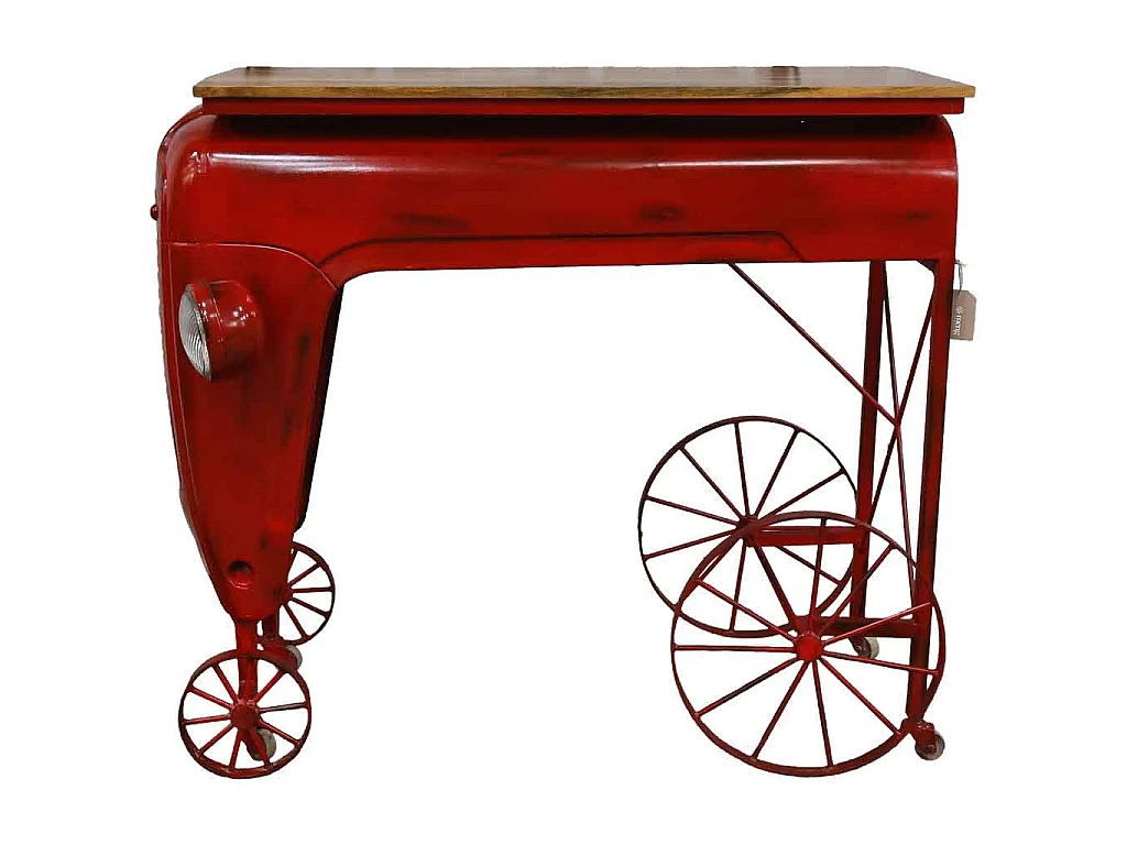 Recibidor con ruedas 117x71x107h cm