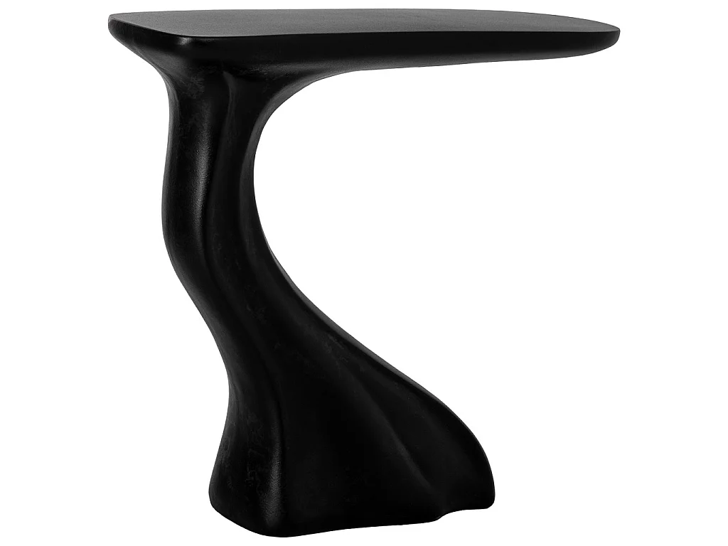 Móveis de entrada em metal preto e madeira 98x26x85h cm