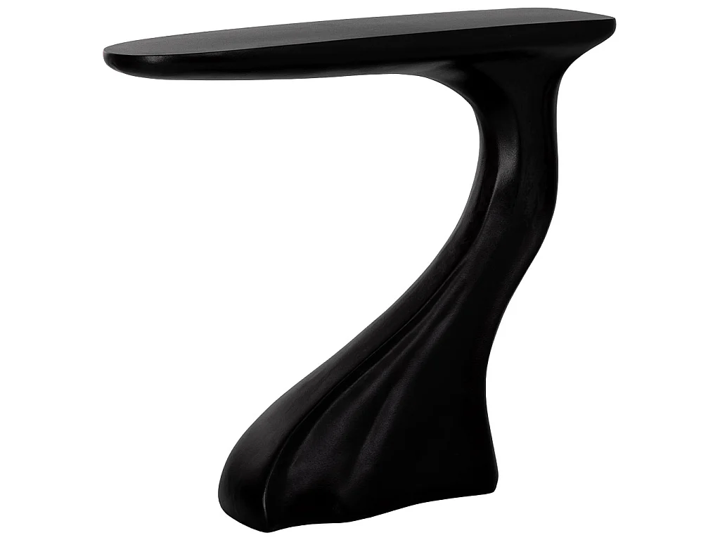 Móveis de entrada em metal preto e madeira 98x26x85h cm