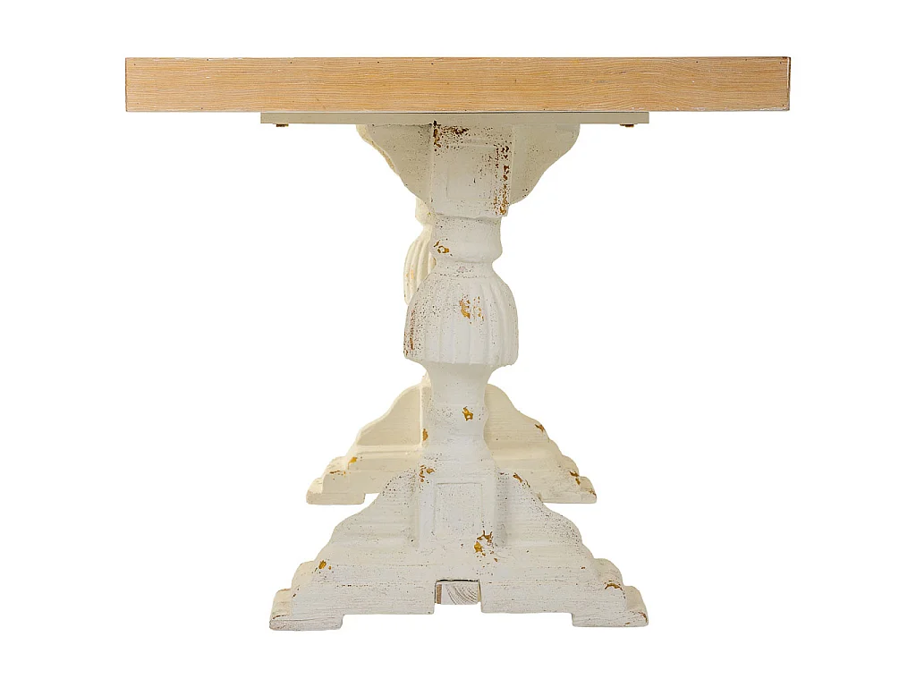 Mesa de entrada em madeira castanha 150x80x72h cm