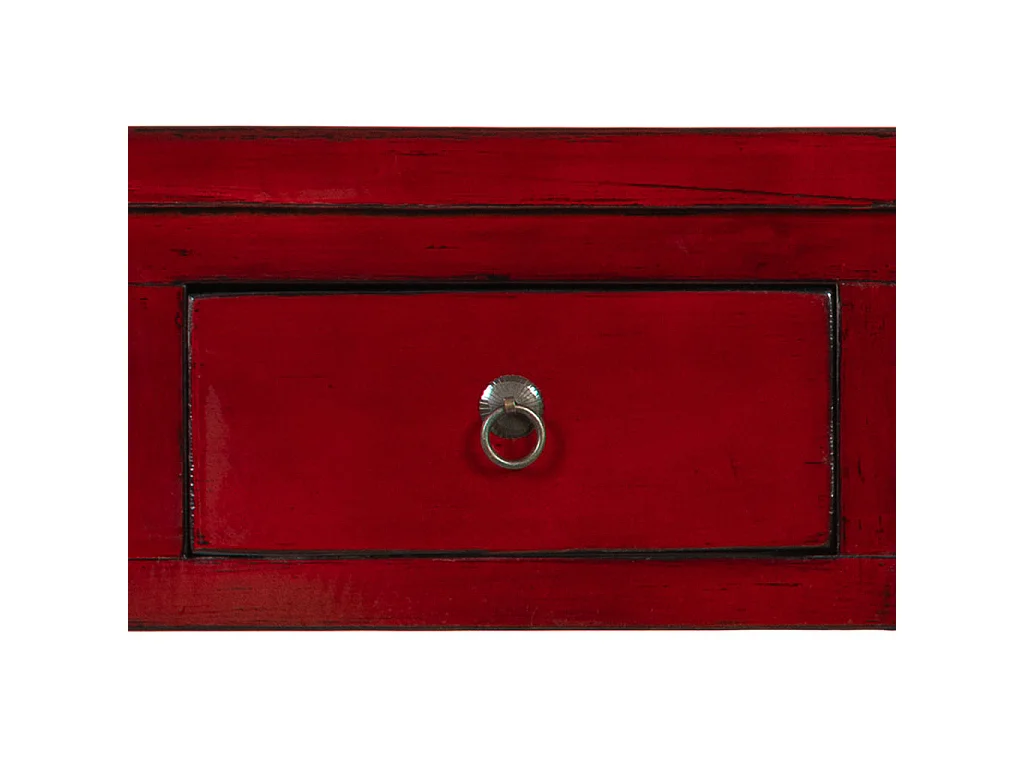 Aparador/Hall de entrada de madeira vermelha 178x38x85h cm