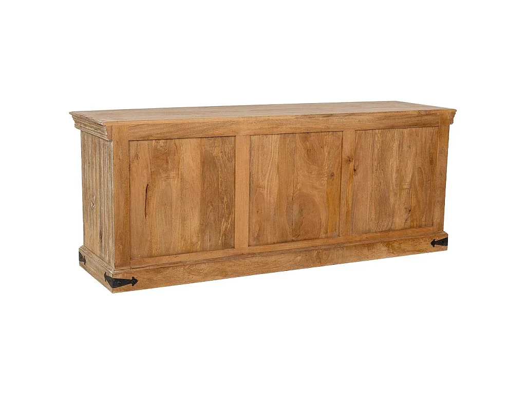 Mobiletto basso in legno bianco 165x46x65h cm