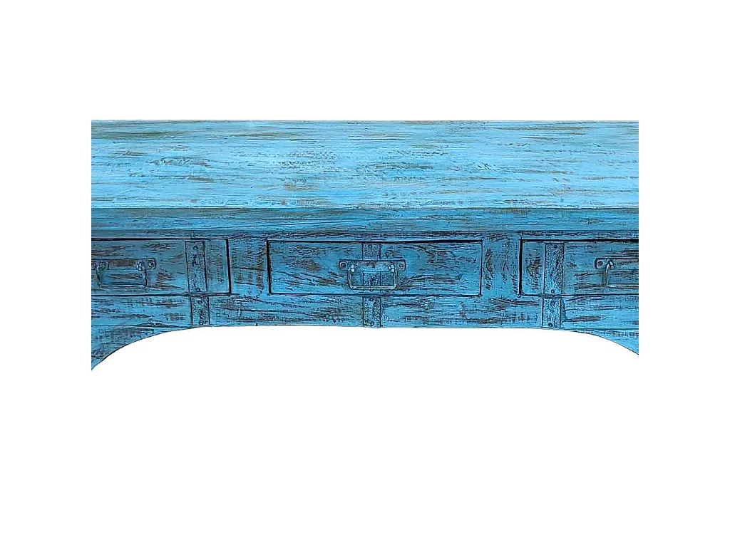 Mueble bajo de madera artesanal 165-175x45x57h cm