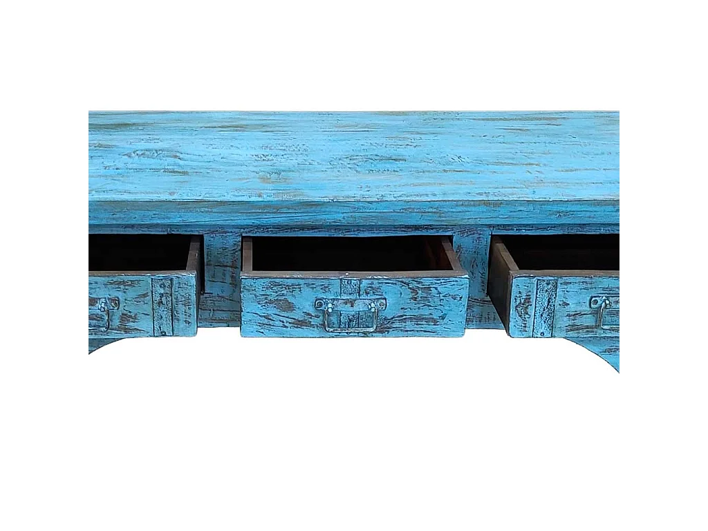 Mueble bajo de madera artesanal 165-175x45x57h cm