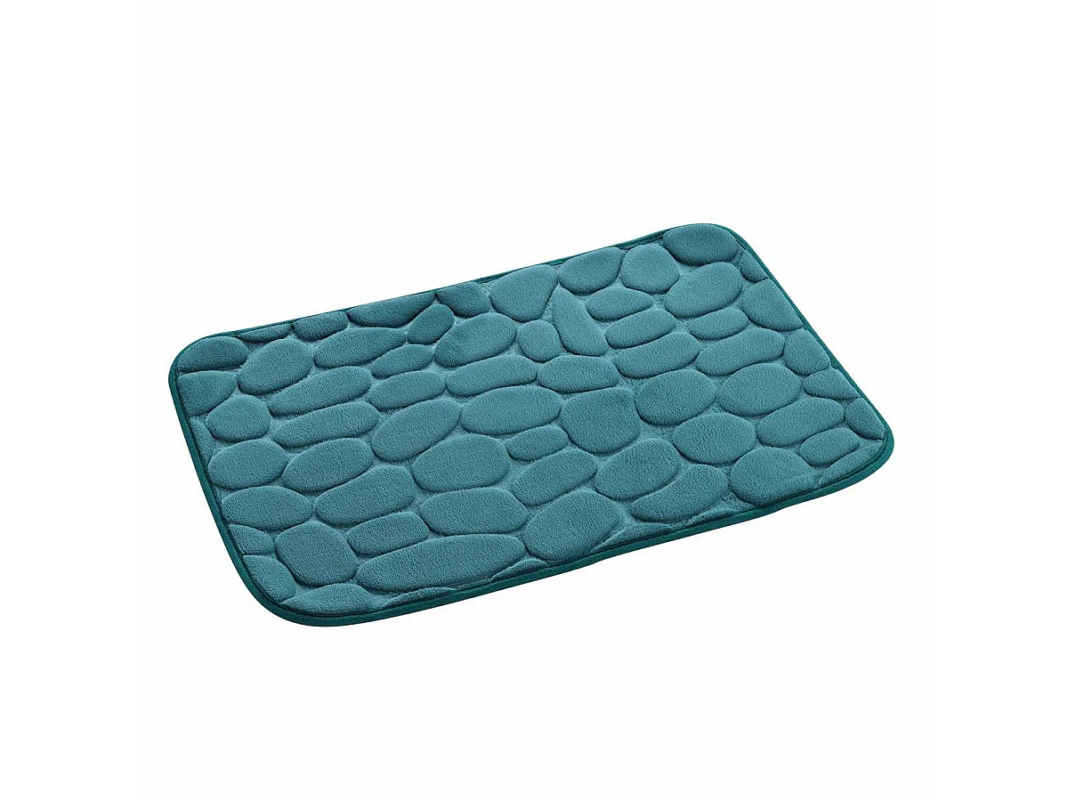 Tapis de Bain "Ricochet" 50x80cm Bleu Émeraude