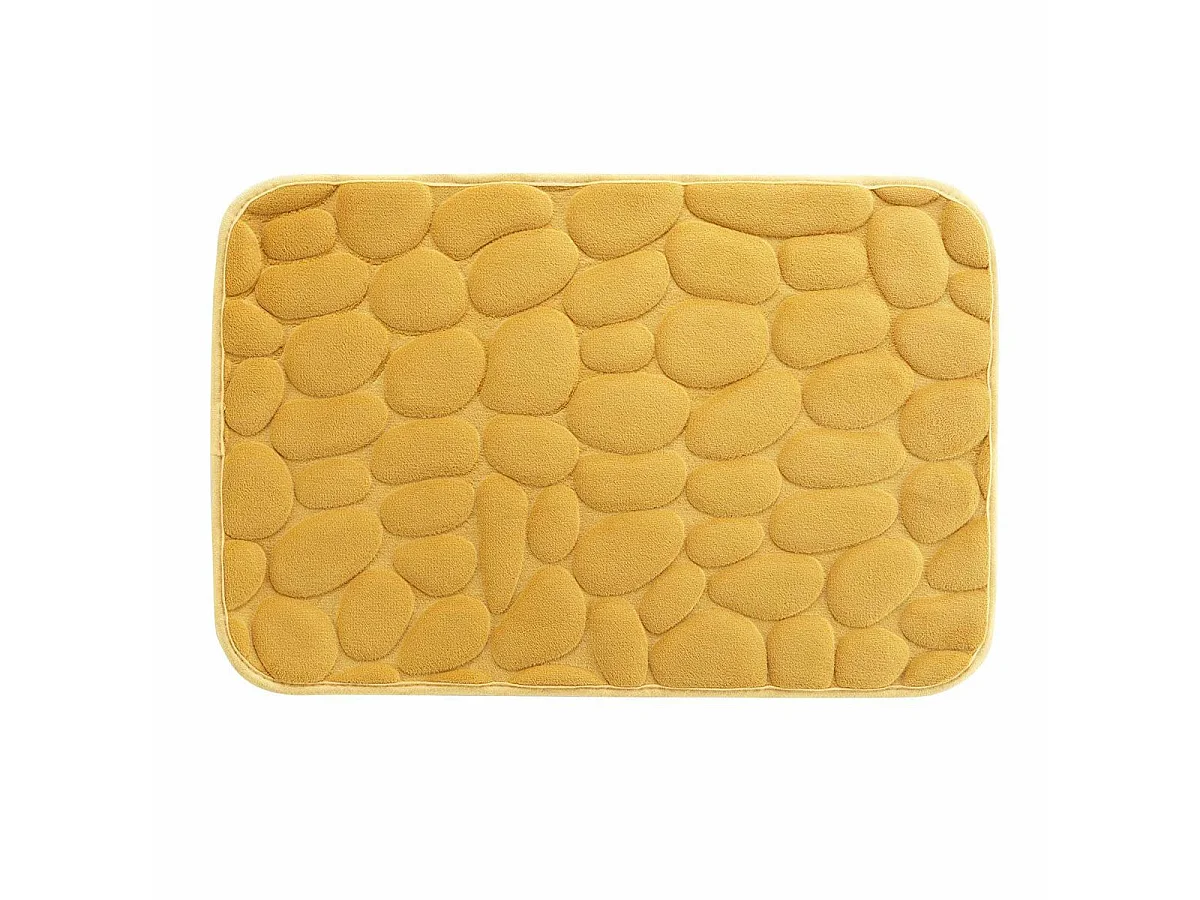 Tapis de Bain "Ricochet" 50x80cm Ocre