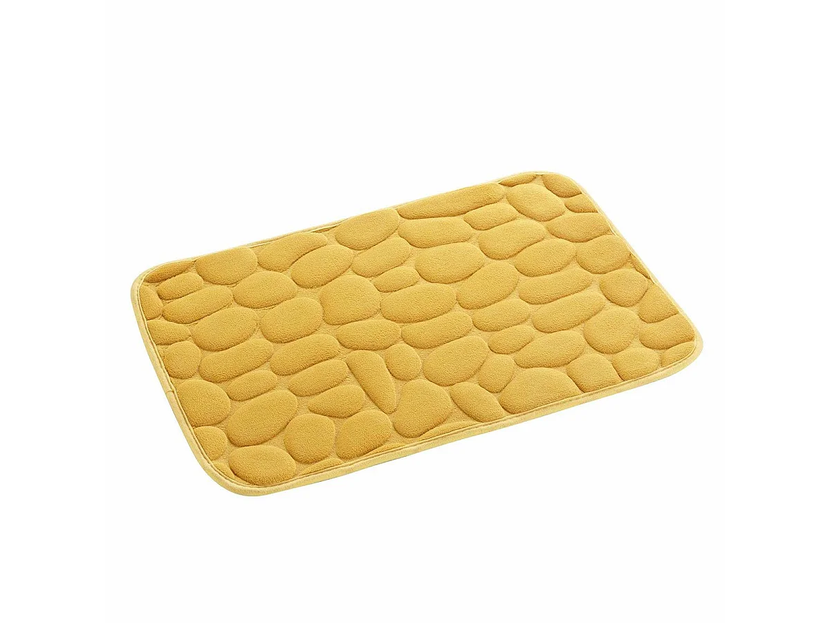 Tapis de Bain "Ricochet" 50x80cm Ocre