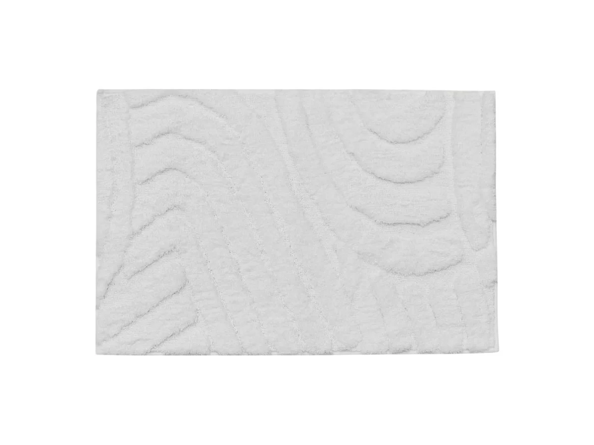 Tapis de Bain Design "Cloudy" 50x75cm Blanc