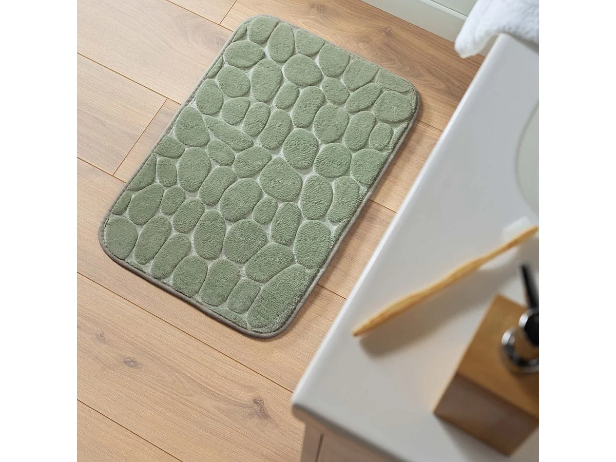 Tapis de Bain "Ricochet" 50x80cm Sauge