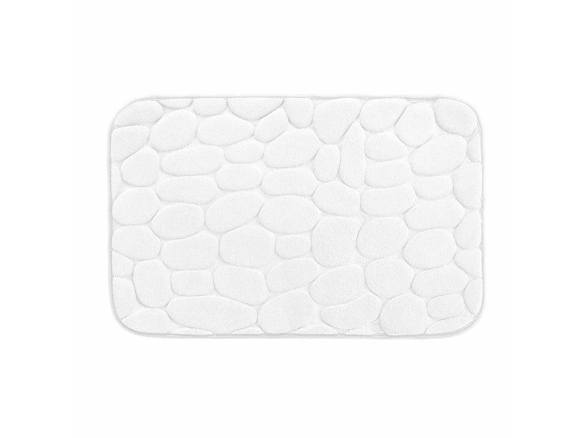 Tapis de Bain "Ricochet" 50x80cm Blanc