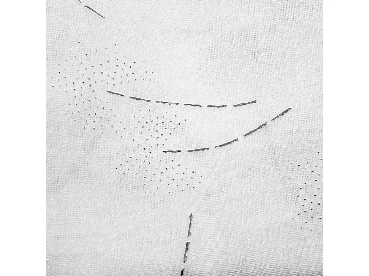 Paire de Voilages "Dalya" 60x120cm Blanc
