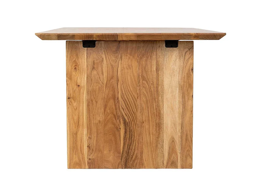 Table de salle à manger en bois marron 200x100x76 cm (hauteur)