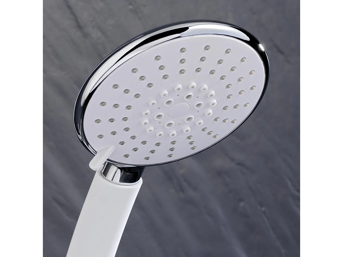 Pommeau de Douche 5 Fonctions "Hydro" 22cm Chrome