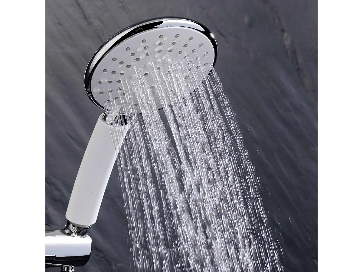 Pommeau de Douche 5 Fonctions "Hydro" 22cm Chrome