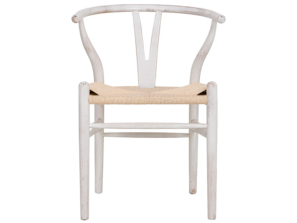 Sedia legno seduta corda beige 50x41x44/77h cm