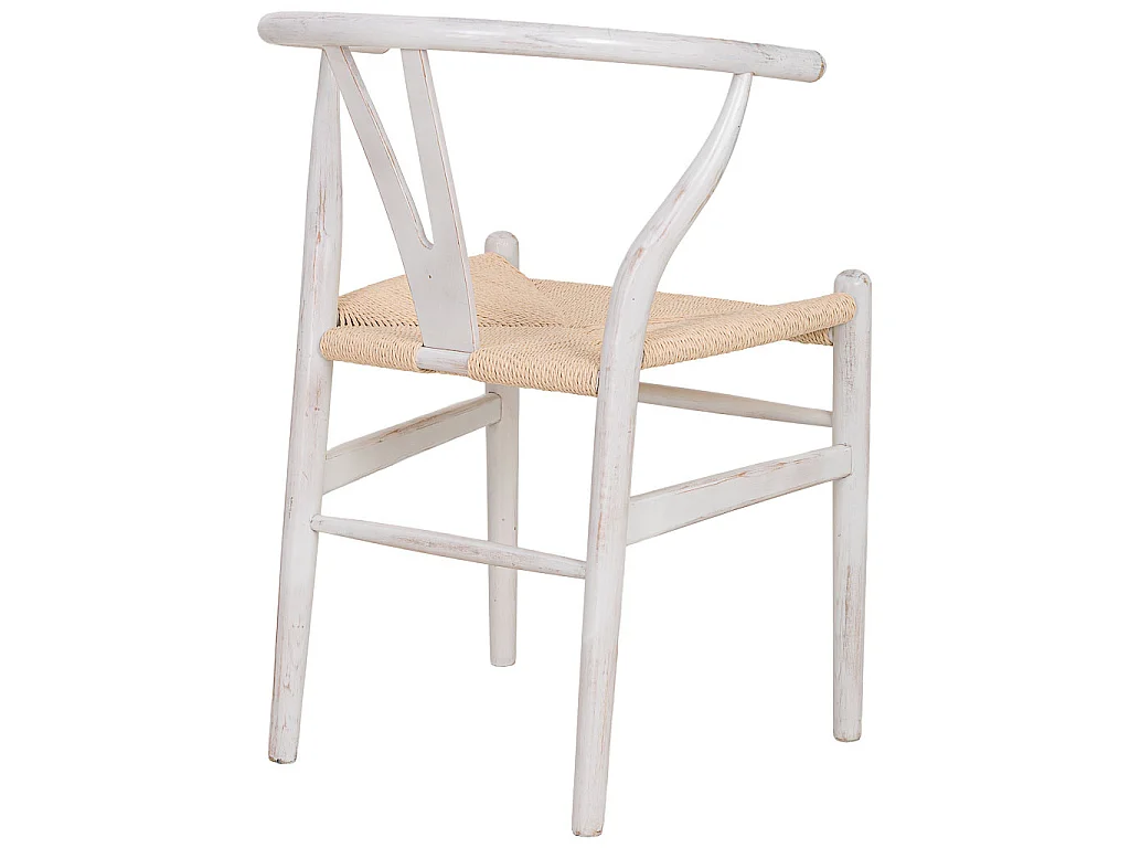 Sedia legno seduta corda beige 50x41x44/77h cm