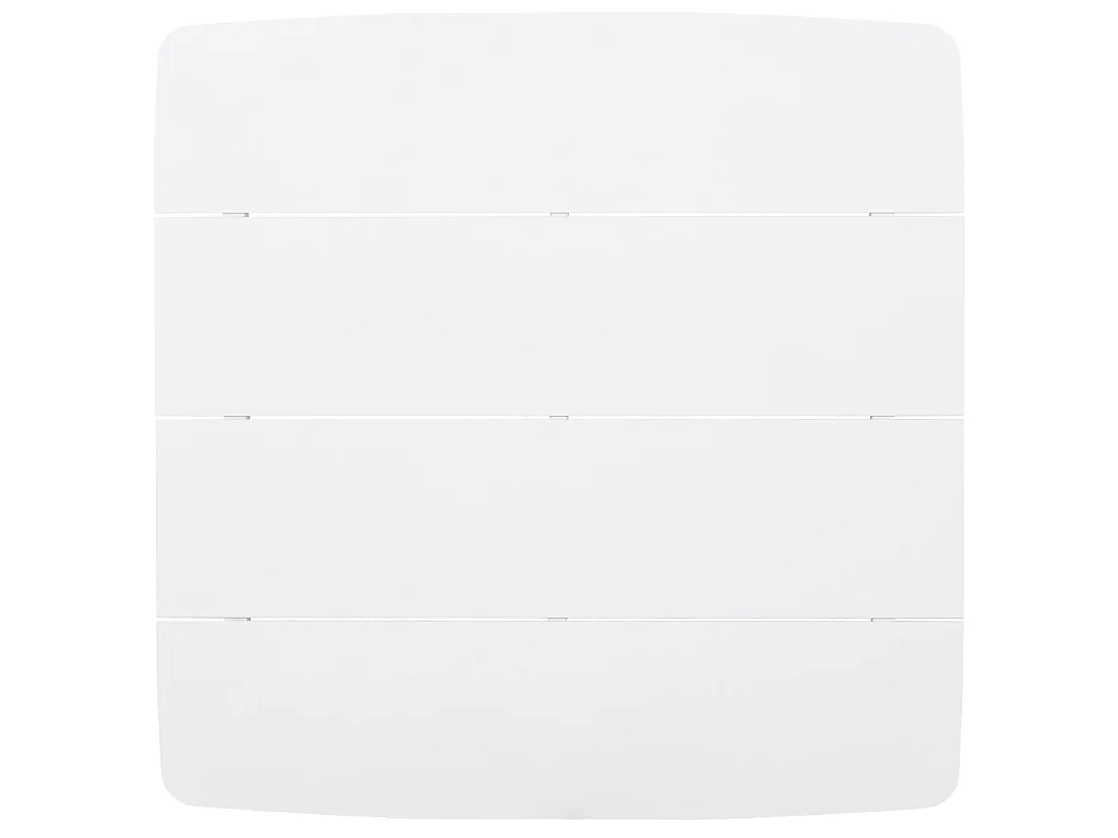 Table en aluminium blanc 90x90x75 cm