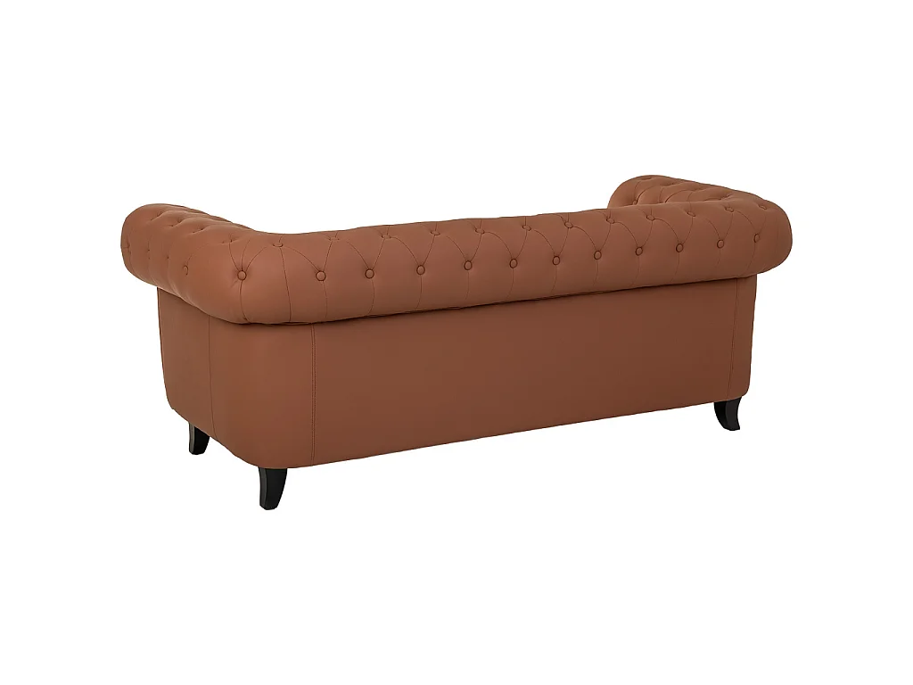 Divano in mousse color moka 199x82x76h cm
