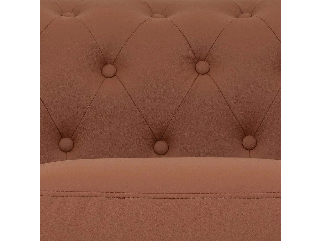 Divano in mousse color moka 199x82x76h cm