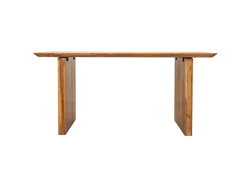 Table de salle à manger en bois marron 160x90x76 cm (hauteur)