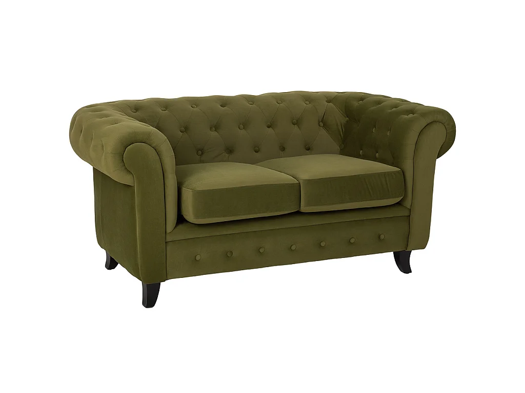 Divano verde 160x82x76h cm