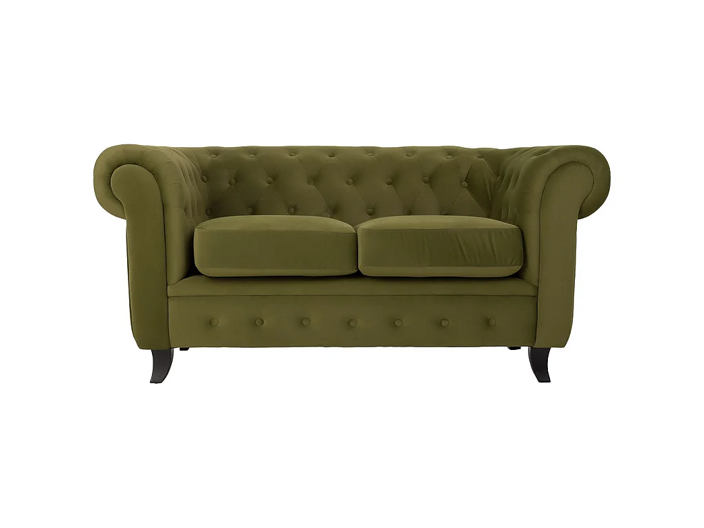 Divano verde 160x82x76h cm