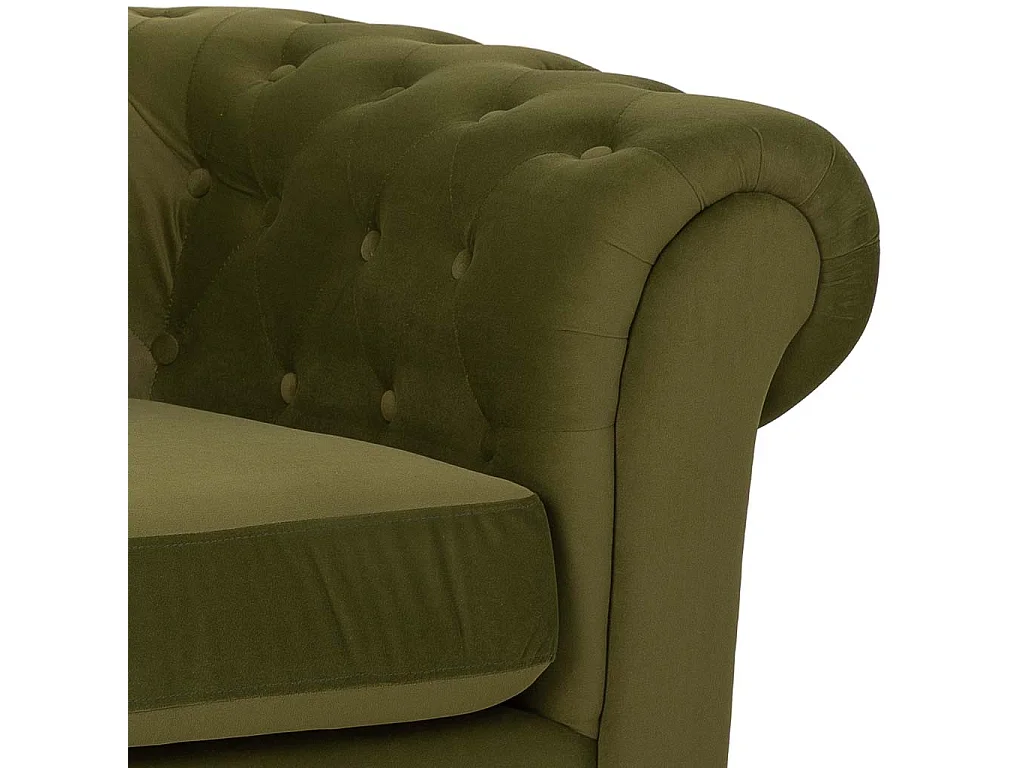Divano verde 160x82x76h cm
