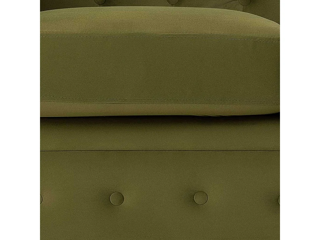 Divano verde 160x82x76h cm